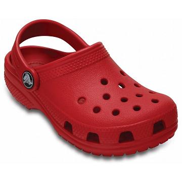 Crocs Classic Girls' Clogs Red | Australia 1582CTVE